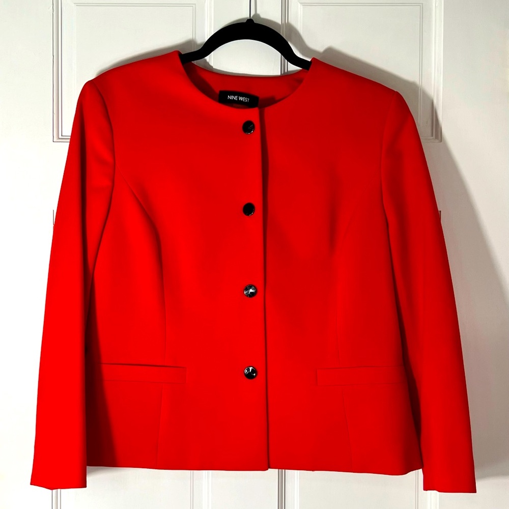 Red beautiful cardigan